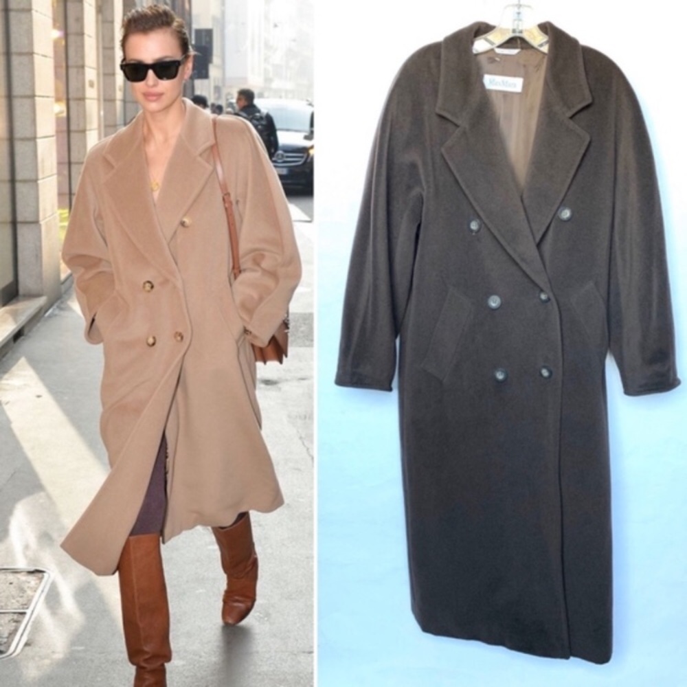 Max Mara Vintage Oversized Icon Wool Coat